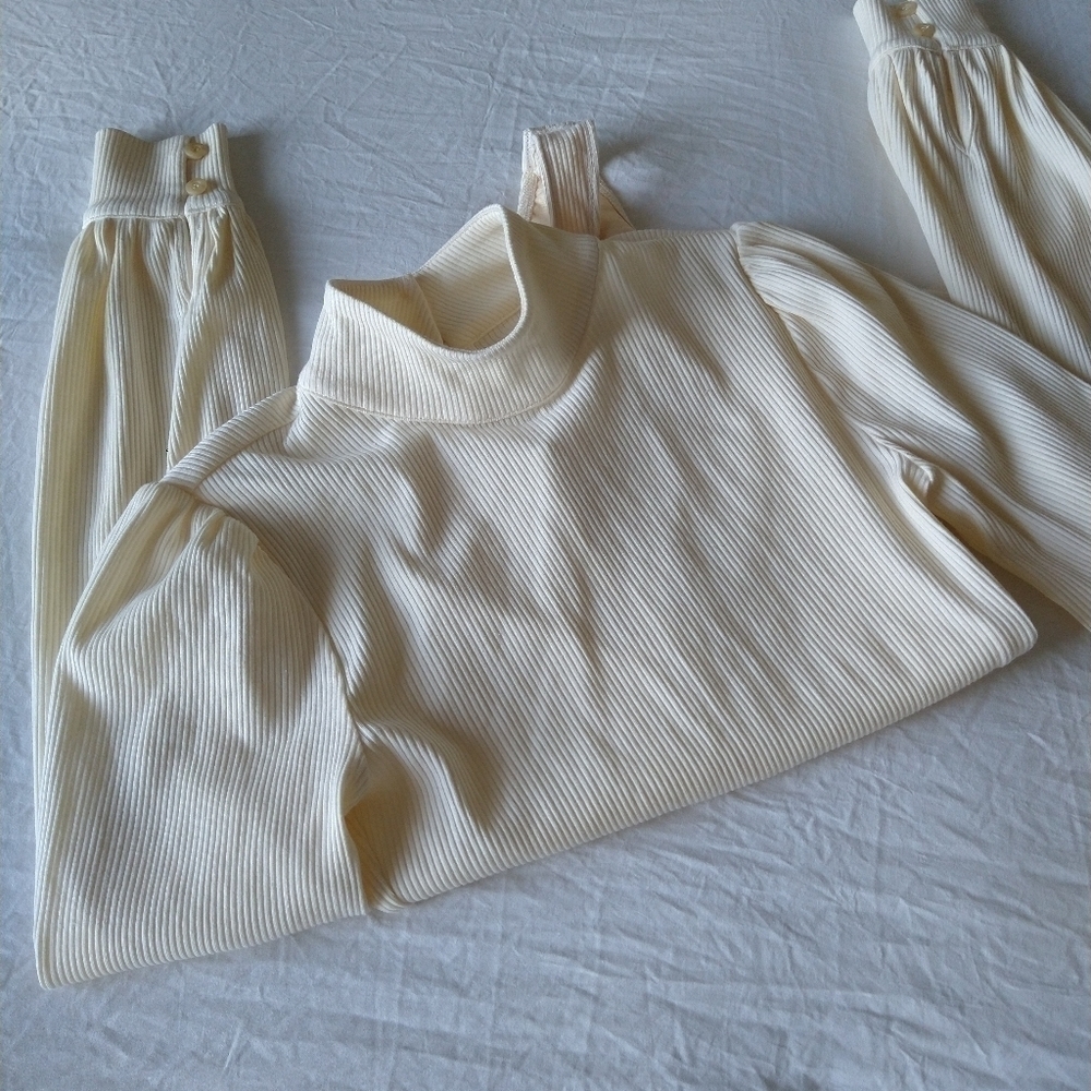Privacy Please Ribbed Long Sleeve Bodysuit